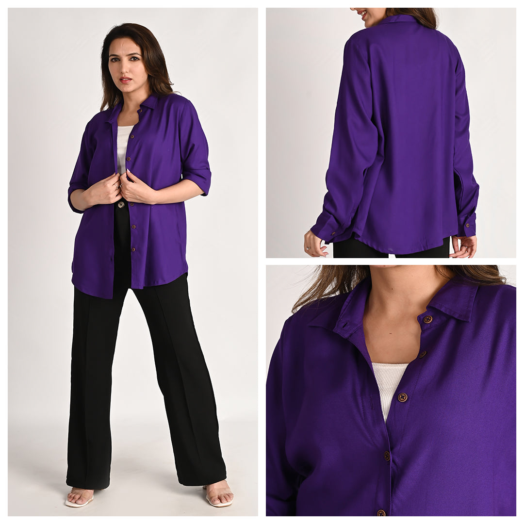 The Oversized Solid Shirt