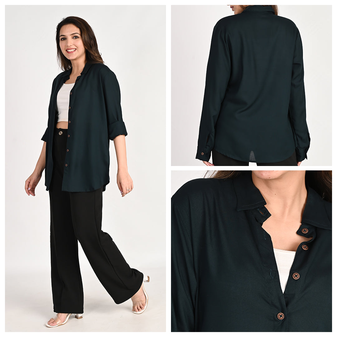 The Oversized Solid Shirt