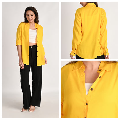 The Oversized Solid Shirt