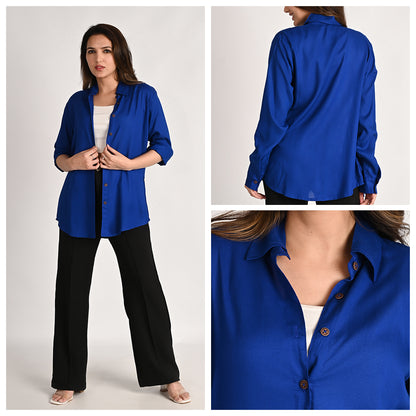 The Oversized Solid Shirt