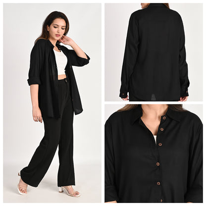 The Oversized Solid Shirt