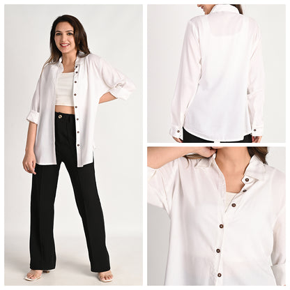 The Oversized Solid Shirt