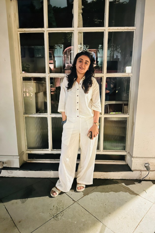 The Textured Off White Co Ord Set