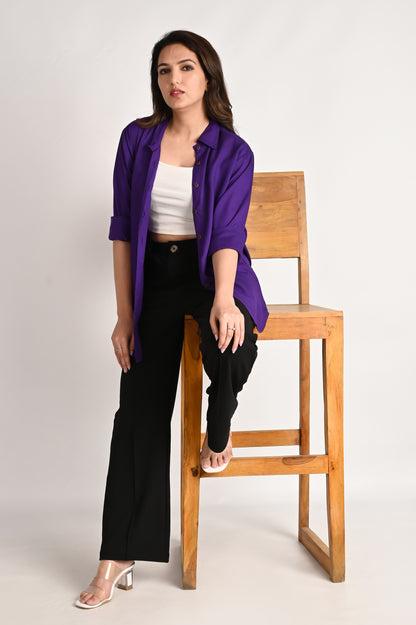 The Oversized Solid Shirt