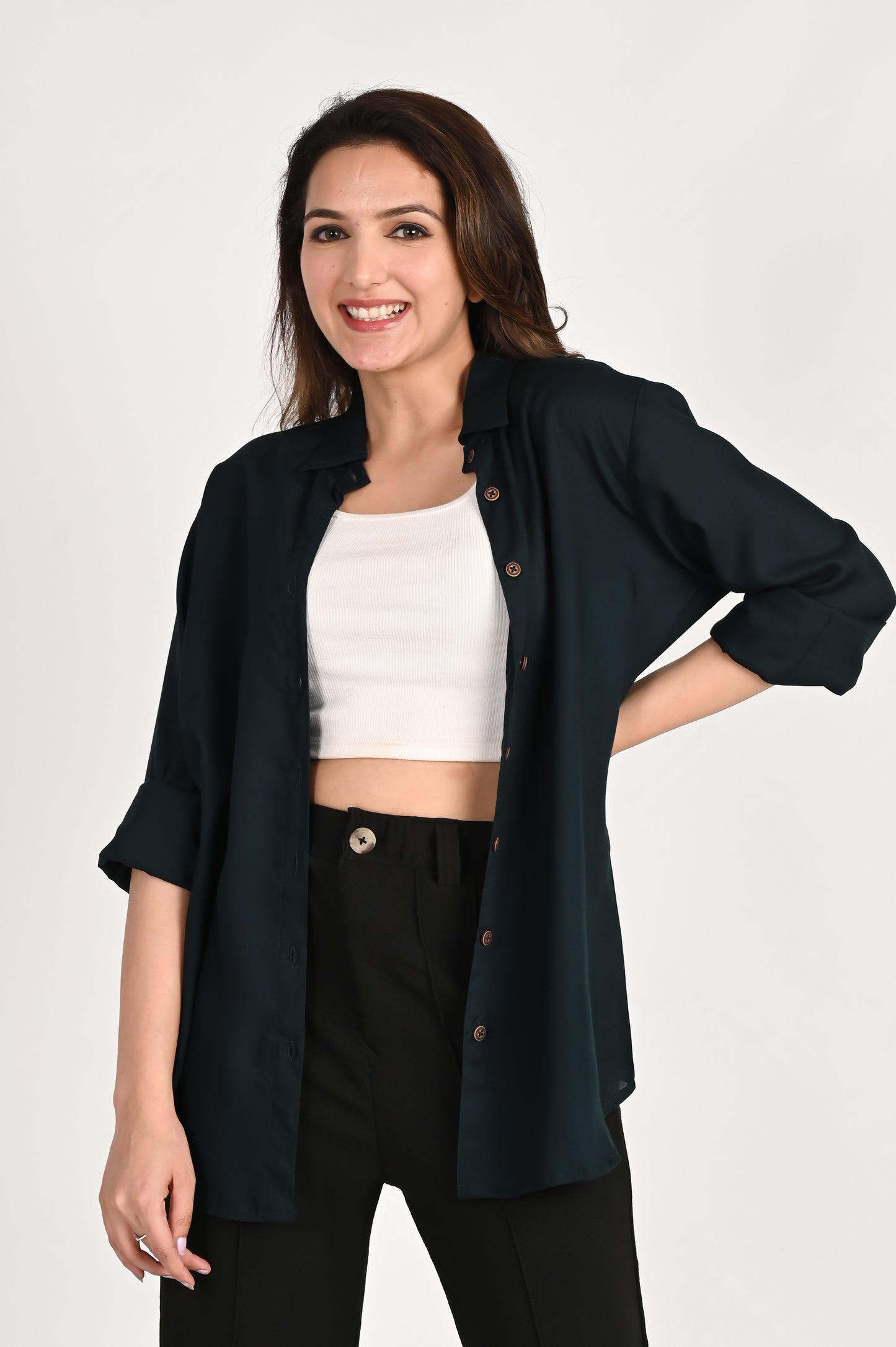 The Oversized Solid Shirt