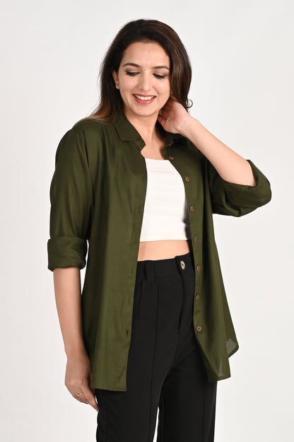 The Oversized Solid Shirt