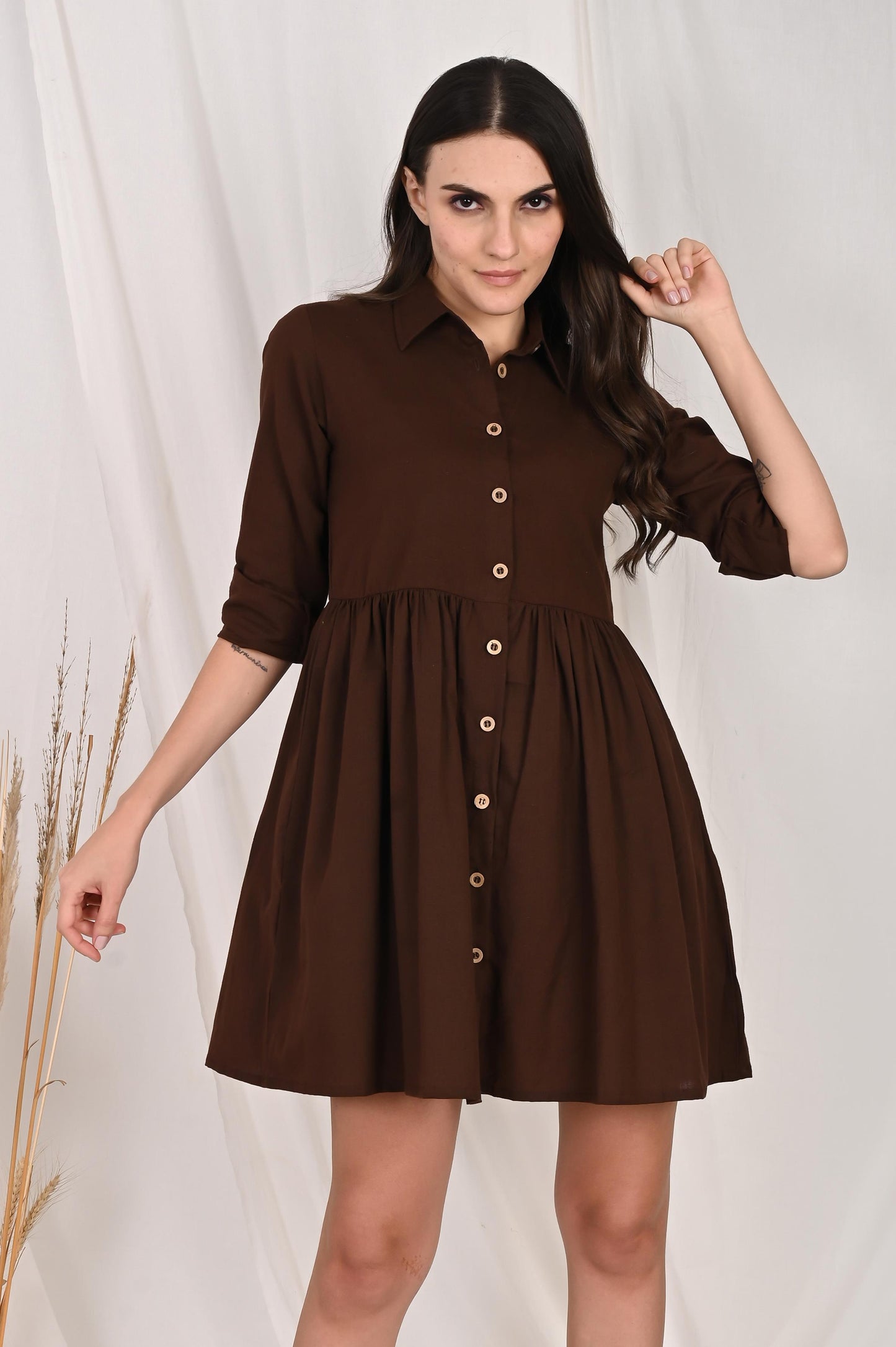 The Solid Smock Dress