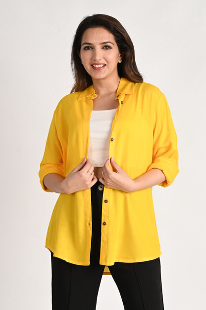 The Oversized Solid Shirt