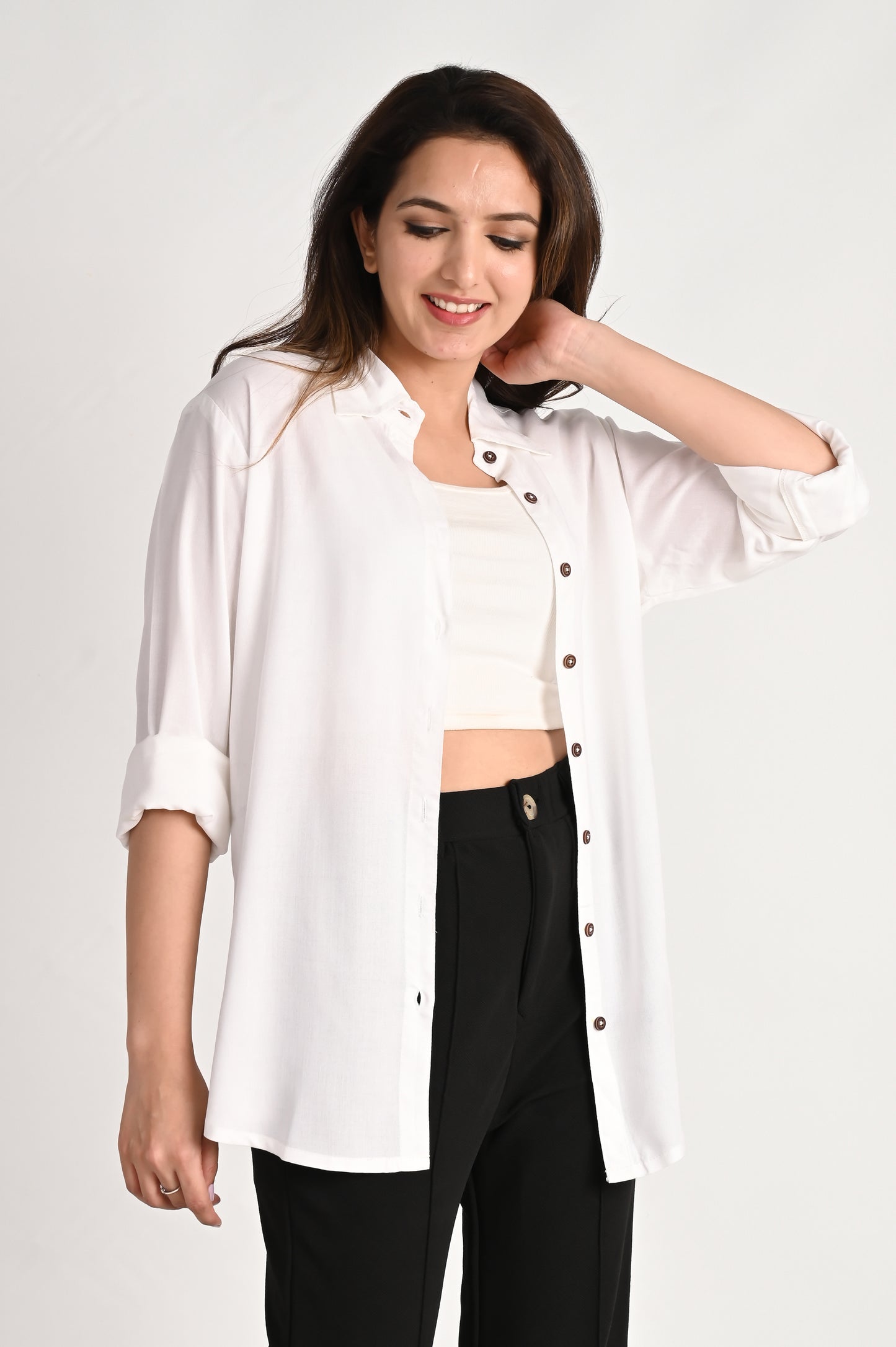 The Oversized Solid Shirt