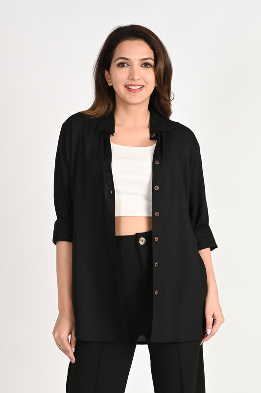 The Oversized Solid Shirt